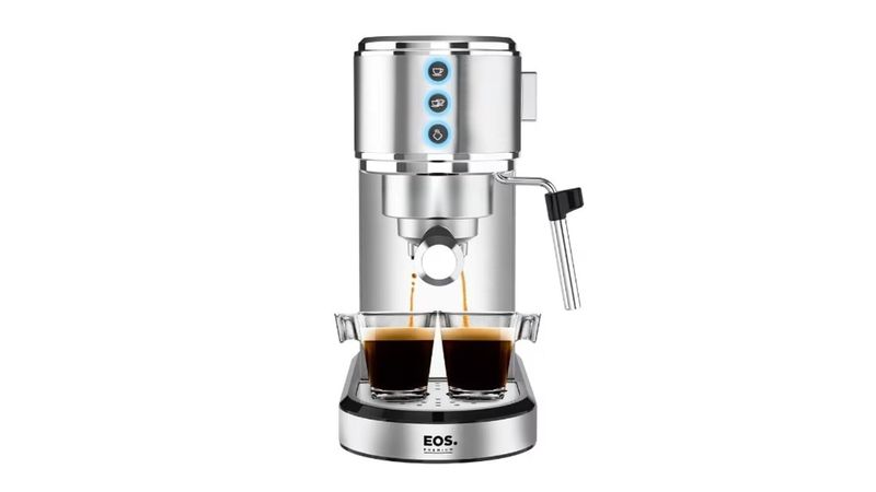 Cafeteira Expresso 3 em 1 A o Inox 127V EOS Prata